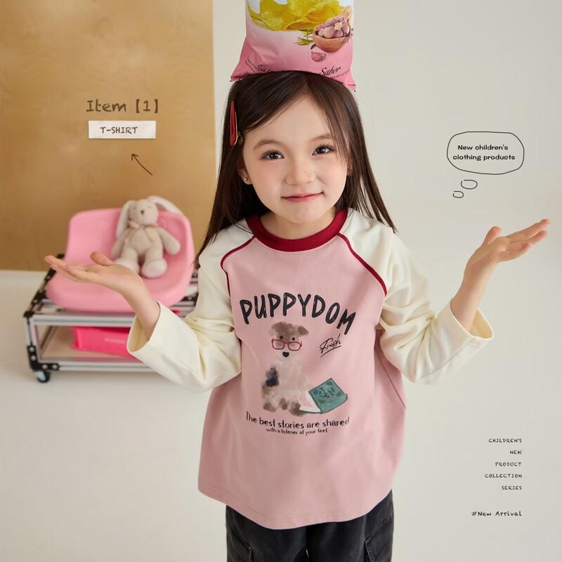 

Kids Cartoon Colorblock Raglan Long Sleeve T-Shirt US M 5