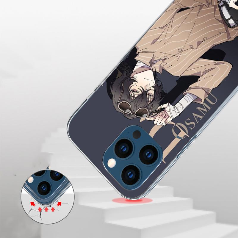 Bungo Stray Dogs Dazai Handyhülle Für iPhone 17 Air 16 Pro Max 16E 15 + 14 Plus 11 12 13 Mini 7 8 SE Geschenk Druckabdeckung Fundas 16