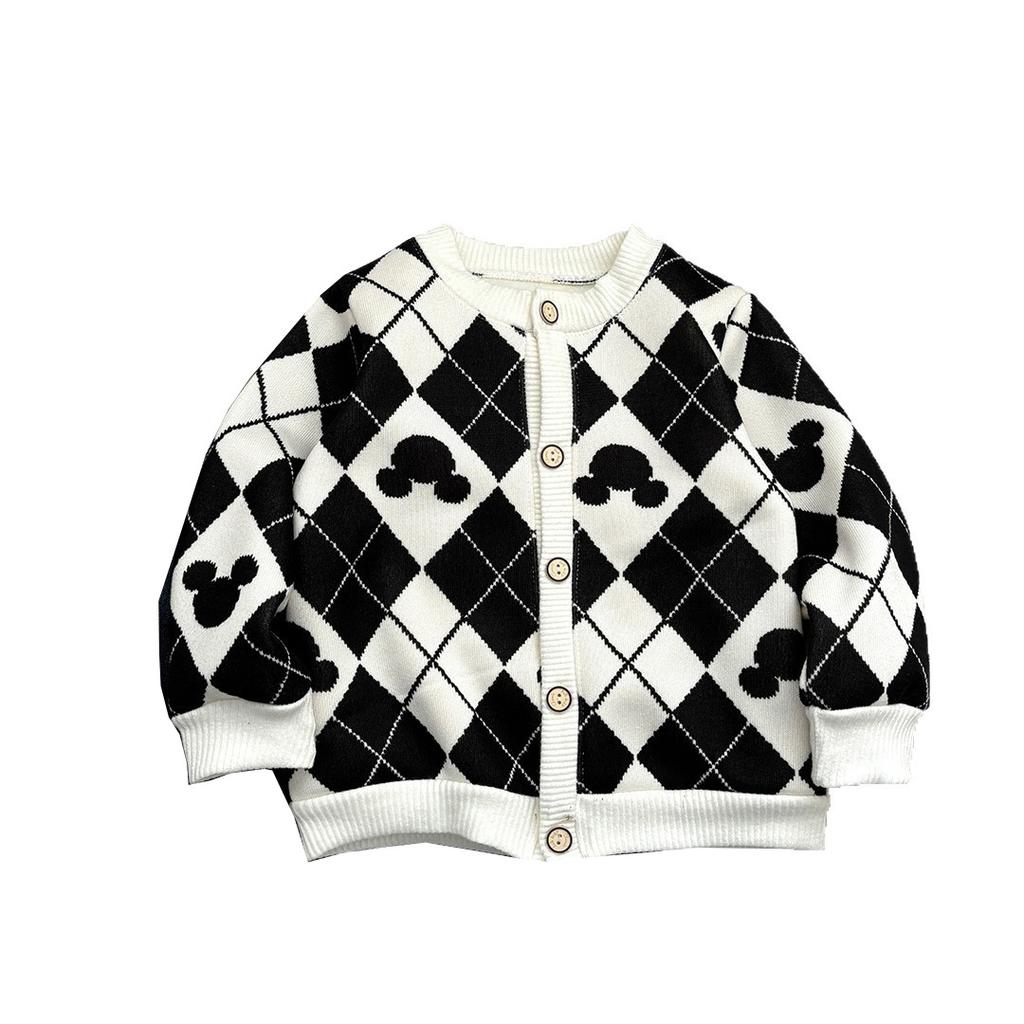 2025 Neuer Herbst Winter Kindermantel Strickjacken Jungen Mädchen Pullover Warme Strickjacken Baby Verdickte Oberbekleidung Pullover