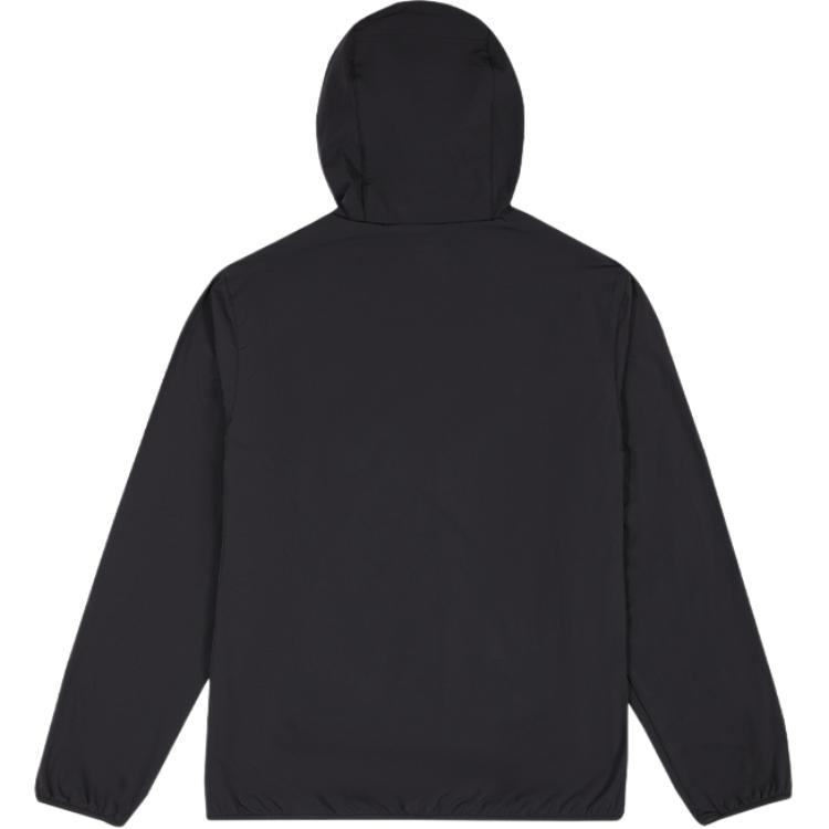 Li Ning Comfortable Casual Solid Color Sun Protection Clothing Men Outerwear Black AFDUC79-1