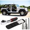 Hard Top Door Removal Torx Set Jeep Tool Kit Replace 82214166AB 68361574AB Compatible For Wrangler JL JK Gladiator Rubicon Sahara 2-4 Doors Soft Top