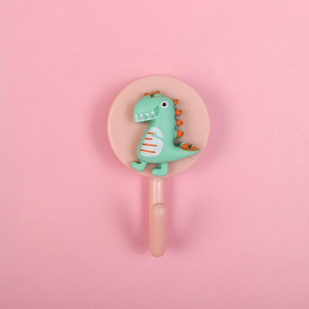 Adhesive Hooks Cute Cartoon Style Premium Plastic Eco Friendly Durable Adhesive Wall HooksPumpkin