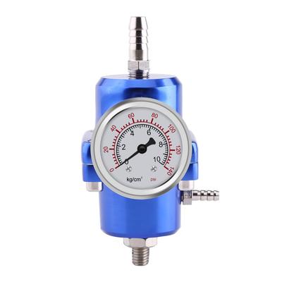 Fuel Regulator, Fuel Pressure Regulator with Gauge, Fuel Regulator - Qiilu Fuel Pressure Regulator,