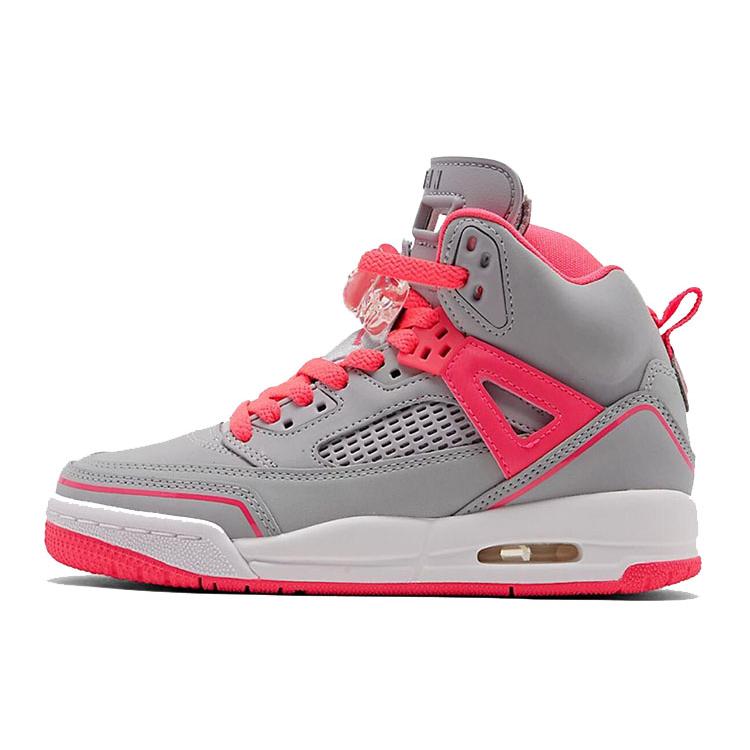 Jordan Spizike Wolf Grey Racer Pink GS 535712-060 38.5