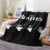 1PC Famous rock band Print FlAannel Blanket, High quality Comfortable for All Seasons, Home Decor, Warmth and Comfort