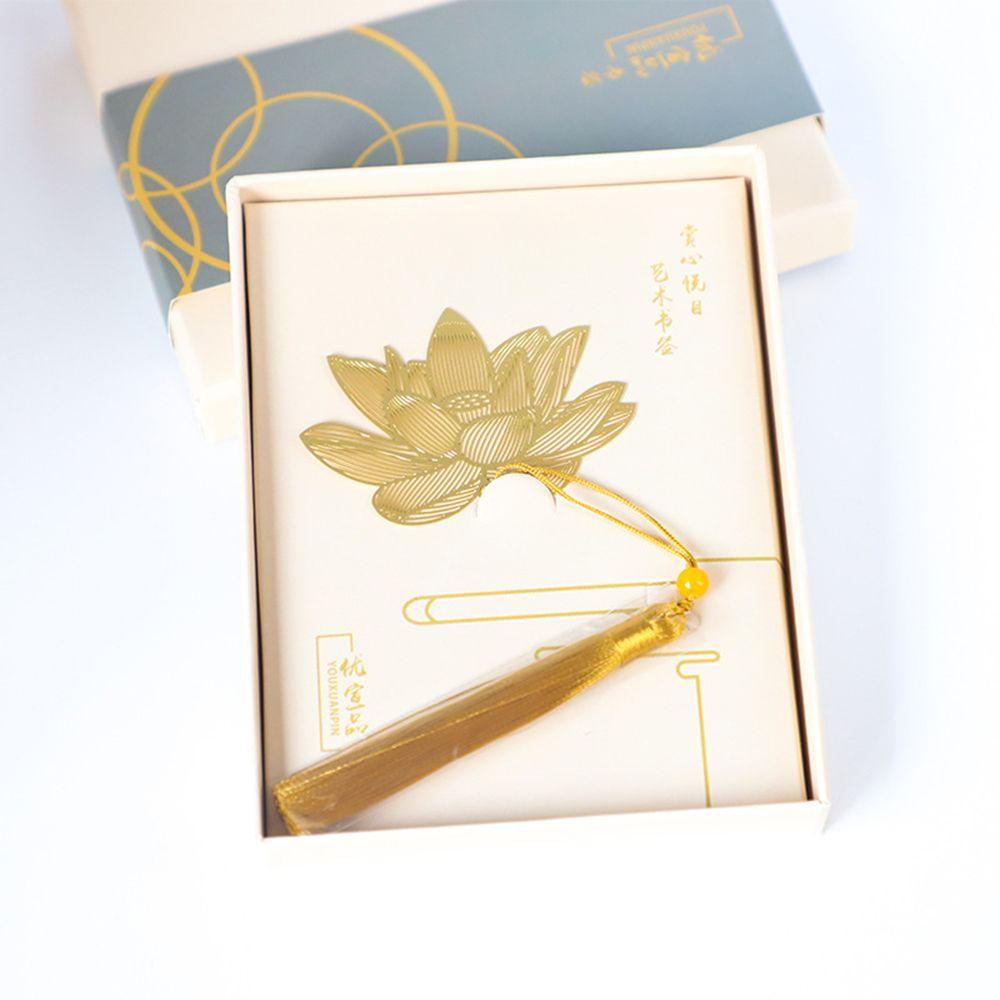 School Stationery Student Gifts Books Accessories Leaf Metal Bookmark Brass Book Clip Reading Mark