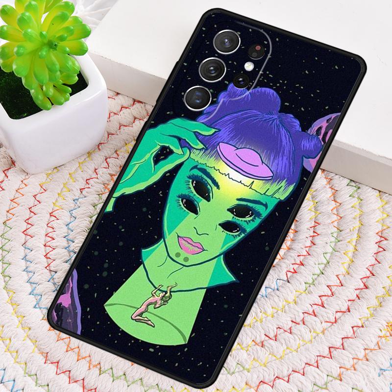 Hippie Grunge Art Silicone Phone Case For Samsung Galaxy Note 10 Pro S26 S25 S24 S23 S22 S21 Plus S25Ultra Capa Cover