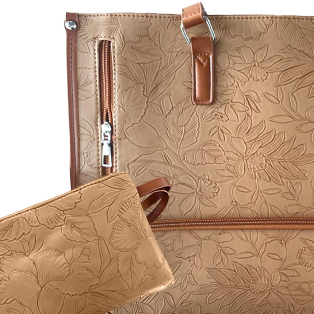 Arbeidslaptop-totebag med isolert matboks Datamaskin PU-skinn Boksvesker