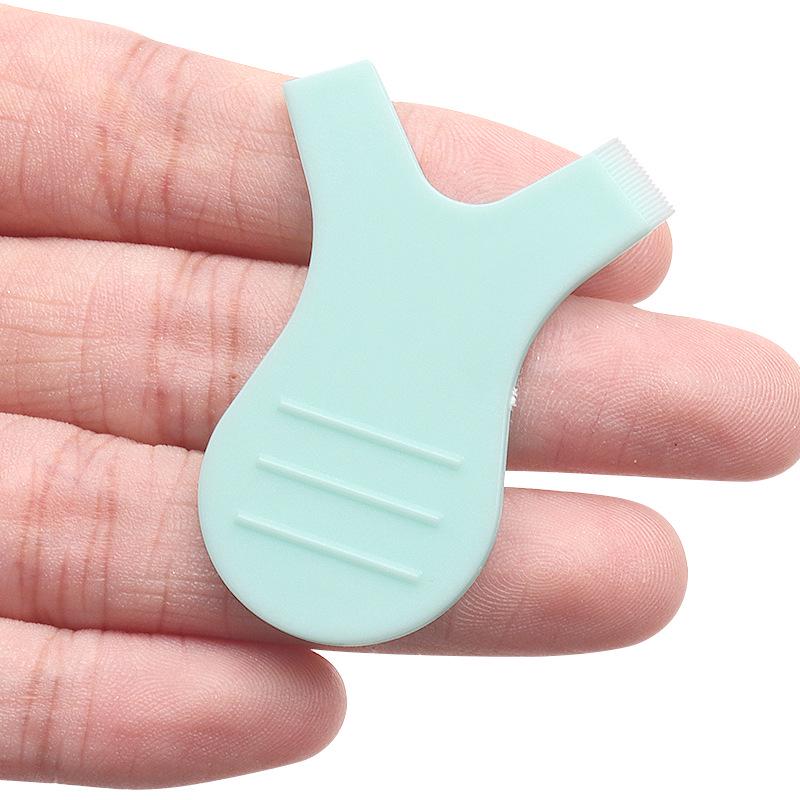 Y-shaped Eyelash Extension Brush, Mini Lash Perm Comb, Portable Eyebrow Brush, False Eyelash Application Tool.