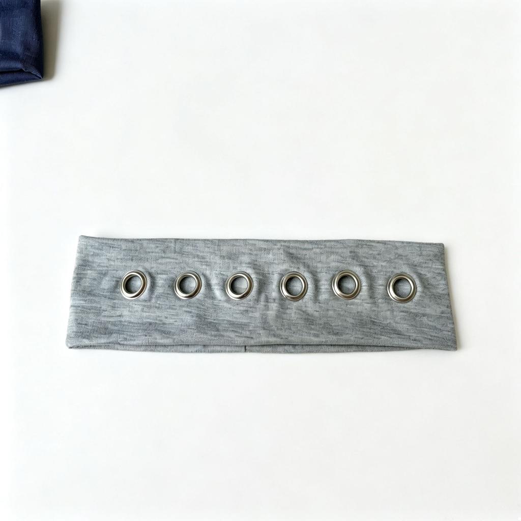 European and American Style Eye-catching Polyester Geometric Hollow Elastic Unisex Punk Hair Headband Hair Accessory