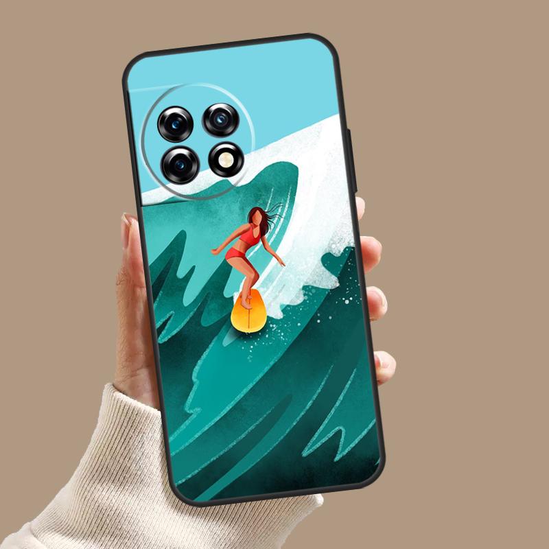 Surfing Wave Case For OnePlus Nord 5 CE 4 3 Lite N20 N30 OnePlus 15 13 12 11 8 9 10 Pro 12R 13T 13R Cover