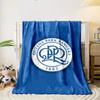 Queens Park Rangers Fußball-Emblem Druckdecke weich und gemütlich, perfekt für das Wohnzimmer, Bett, Sofa oder ein Nickerchen, Geschenk