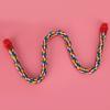 Colorful Hanging Cotton Rope Bird Standing Frame Comfortable Parrot Chewing Climbing Grinding Rod