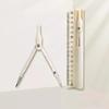 3-in-1 Drawing Ruler Dual-purpose Compass Ruler Set Office Accessories Compass Pen  Drawing Tools