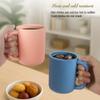 Food-grade Silicone Cup 450ml Silicone Water Cup Food-grade Shock-absorbent Mug for Tea Iced Latte Capacity  Water Cup