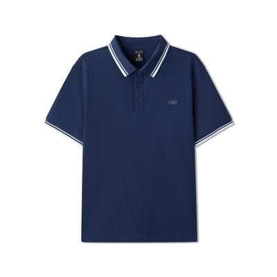 Printed Elastic Comfortable Polo Shirt Men Tops L126M009-02MZ