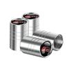 For Volkswagen VW GTI R Golf 5 7 6 4 Polo Tiguan Passat Jetta Lavida Car Styling 3D Metal Wheel Tire Valve Stem Caps Accessories HB432