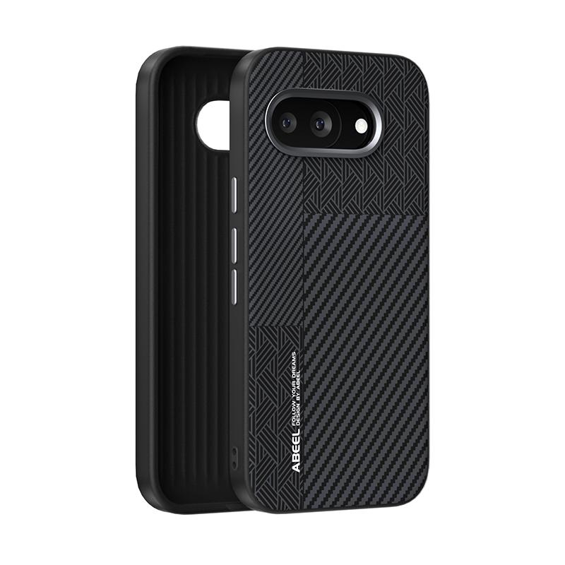 Para Google Pixel 9A Funda Magsafe Delgada Rígida Aleación Lente Magnética Cargador Inalámbrico Fibra de Carbono Funda Cubierta A prueba de Golpes Antideslizante