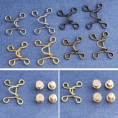 Nail-free Detachable Jeans Waist Circumference Adjustment Size Style Buckle Waist Artifact Waist Button