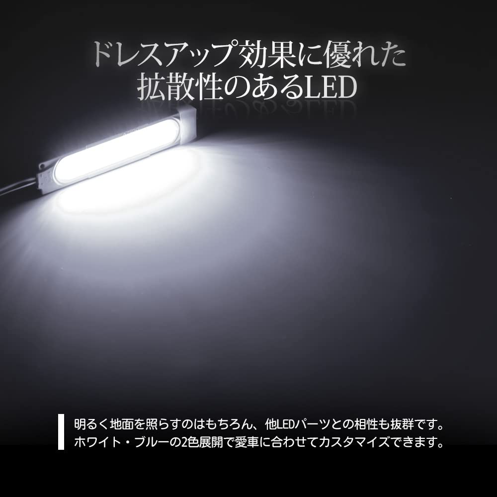 90 Series Voxy Exclusive Dual LED Welcome Lamp VOXY Custom Parts Accessories Dress Up Toyota M YOURS. [White] y408-014 [5]