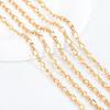 No Fade 1Meter Stainless Steel Irregular Twisted Circular Link Chain Bulk Thick Chains for DIY Necklaces Bracelet Jewelry Making