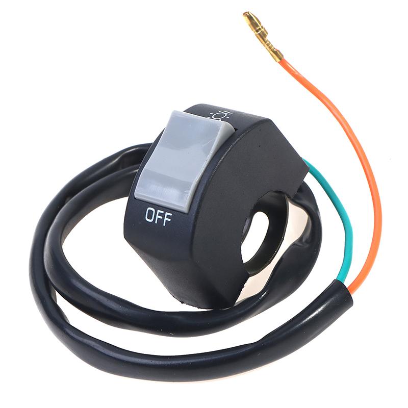22mm EIN/AUS Motorrad Schalter Druckknopf 12V Taste Stecker Lenker Schalter für ATV Elektronische Fahrrad Roller motorrad