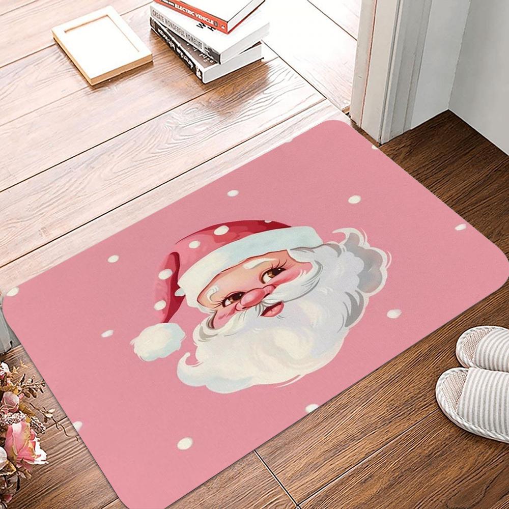 Christmas Welcome Entrance Doormat Home Decor Carpet Indoor Outdoor Floor Mat Living Room Bedroom Bath Kitchen Rug