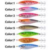 Glowing Horizontal Squid Trolling Lure 11CM/13.4G Squid Jig Jigging Fishing Lure Floating Cuttlefish Bait Artificial for Fishing