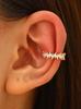 New Horse Eye Zircon Earcuff Clips On Earring for Women Girls No Fake Piercing Cartilage Earrings Ear Ring Without Hole