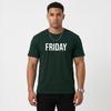 FRIDAY Faded Text T-Shirt and Kids Tshirt | Minimal Weekday Graphic Tee