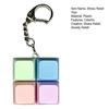 Colorful Keyboard Fidget Toys Mechanical Button Keyboard Clicker Keychain Creative Decompress Toy for Adults Work Stress Anxiety Relief