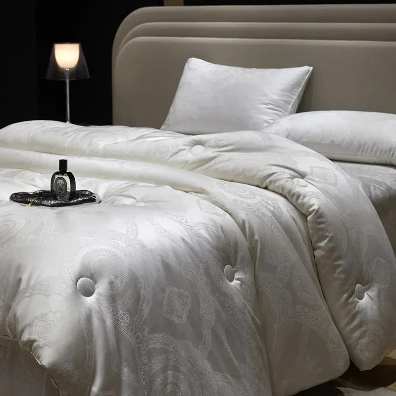 Jacquard Class A 55 Lyocell Soybean 7A Antibacterial Autumn and Winter Quilt Fiber Quilt Winter