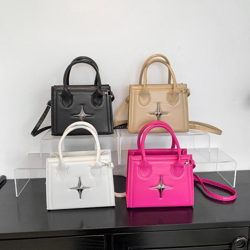 Trendy Stylish Star Mark Pu Small Handbag For Women Fashionable Shoulder Bag