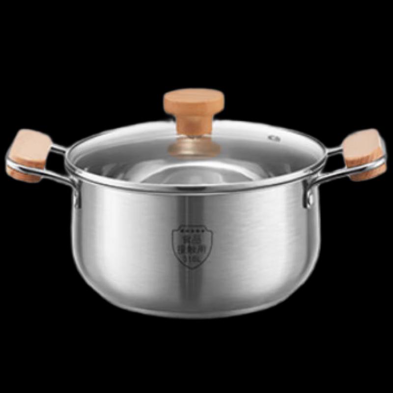 Little Bear 20cm 316L Stainless Steel Multi-functional Pot