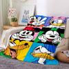 Pop Art Disney Characters Flannel Blanket Super Soft Warm Cozy Blanket For Sofa Bed Office Travel Allseason Home Decor Gift