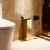Floor-standing Bathroom Toilet Brush Holder Set Stainless Steel Square Cleaning Tools Vertical Toilet Brush Cleaning Accessories