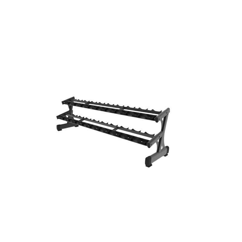 JUNXIA JX-3043 Double Layer Commercial Dumbbell Rack