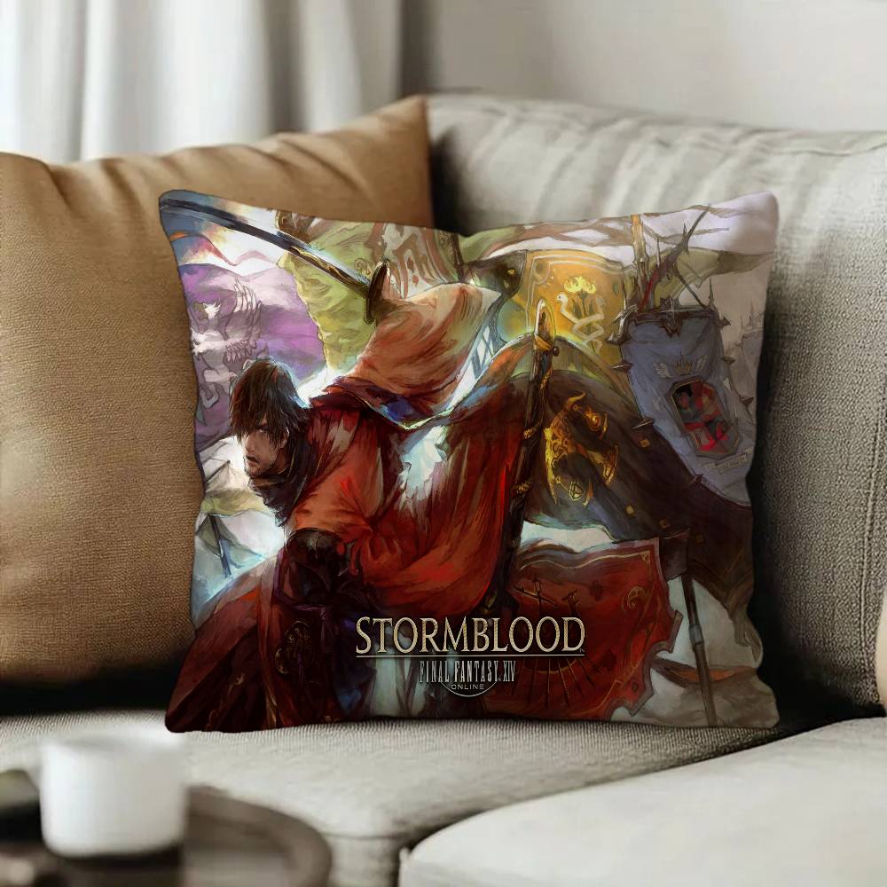 Classic F-Final Game F-Fantasy Personalized Pillow Cover Kids Bedroom Wild Party Decor Pillowcase kid Birthday shower Gift