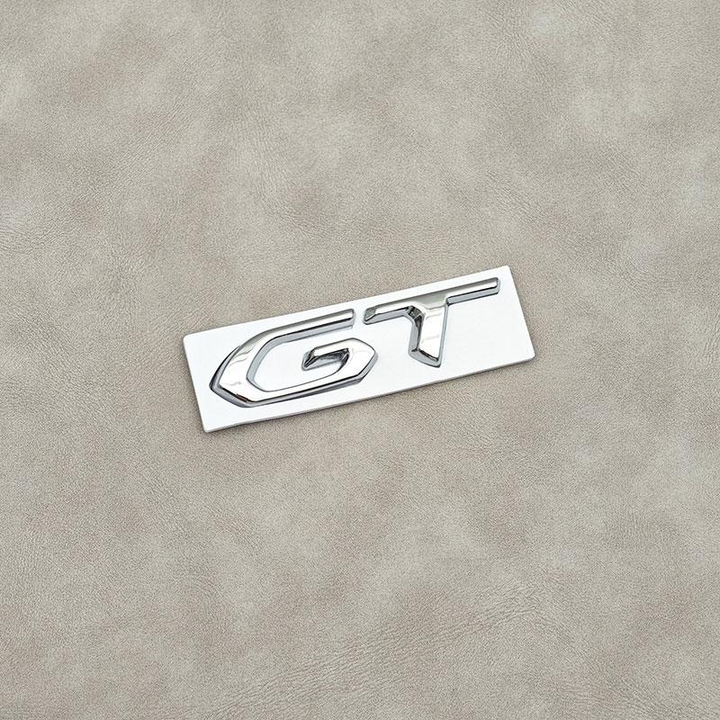 3D Metal GT Logo GT Line Badge Car Rear Trunk Sticker Emblem For Peugeot 308 407 106 205 206 208 108 406 408 306 Accessories