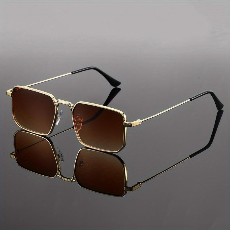Women s and Men s Fashion Classic Streetwear Trendy Full Metal Frame Polygon Retro Sunglasses Suitable for Parties
