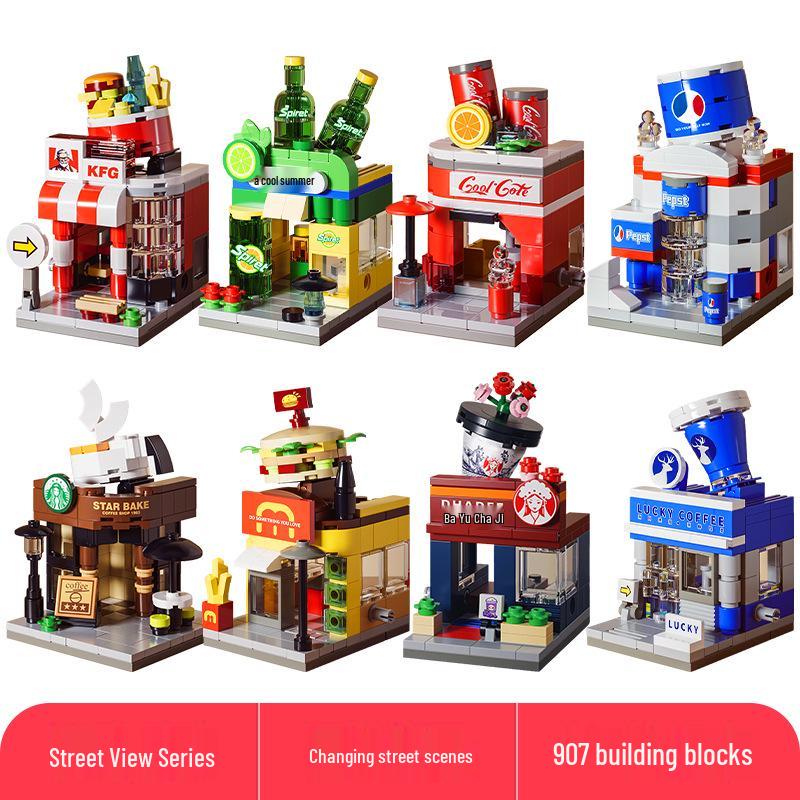 Lele Brothers Compatible Building Blocks: Educational Interlocking House Model for Kids