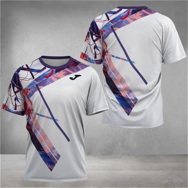 Ice Cream Fruit Biscuit Pattern T-Shirt For Men Ice Dessert 3D Printed Short Sleeve