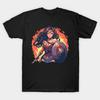 Herren Schwarzes Print-T-Shirt Wonder Woman No-Cut Transferpapier Druck Baumwoll-T-Shirt
