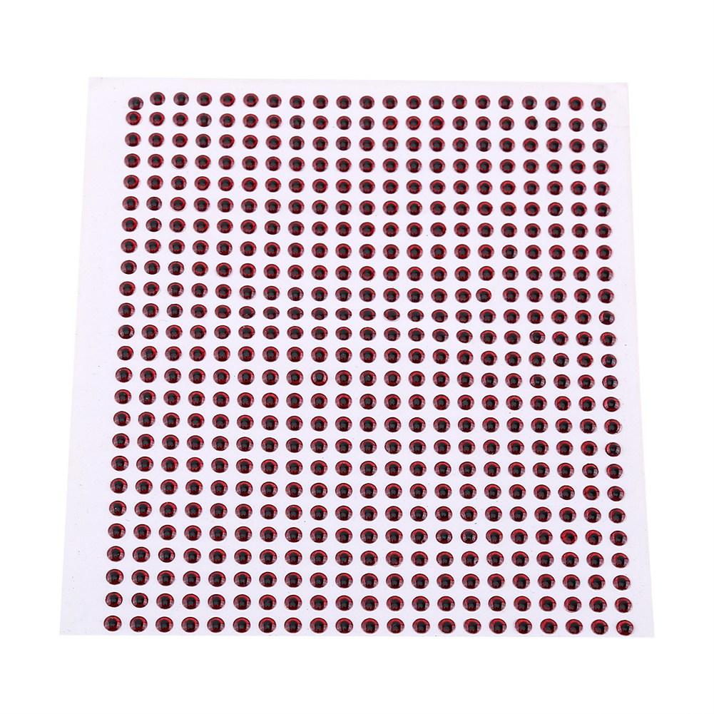 

500 шт. 3/4/5 мм рыболовная приманка 3D глаза мушки вязание ремесла приспособление для самостоятельного изготовления приманок red,3mm