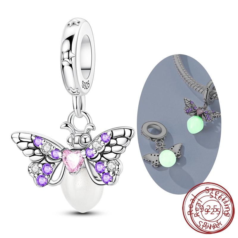 Copper Charms Firefly Cat Dog Coconut Charms Beads Pendant Fit Original Pendant Bracelet Diy Fine Jewelry For Women
