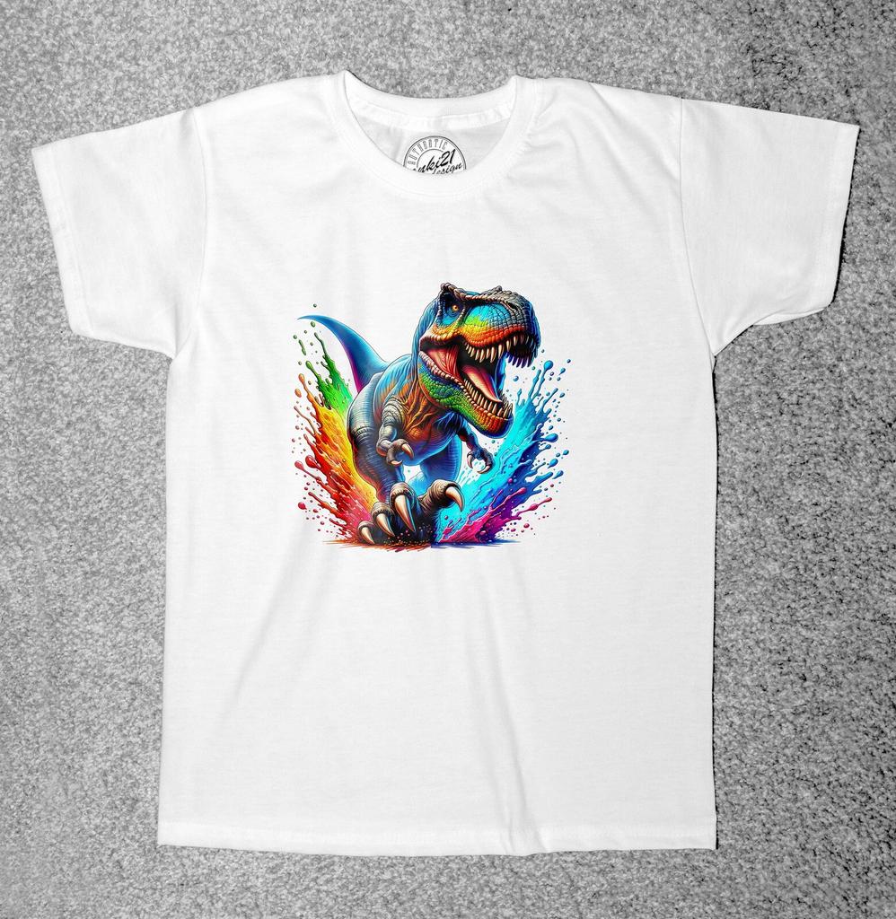 Dinosaur 007 Childrens/Kids Adult T Shirts/t-shirts