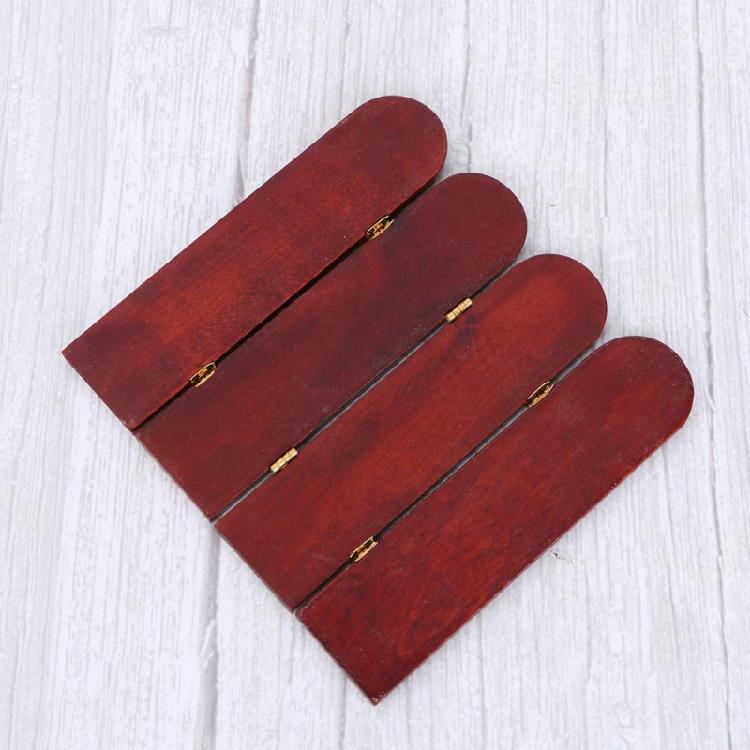 Mini Wooden Room Divider Panel For Dollhouses Bathroom Study Decoration 12.5cm Craftsmanship