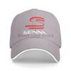 Coole Ayrton Senna Print Sandwich Baseballkappe Motocross Racing Fischerhut Papa Hut Unisex Snapback Hüte für Reisen Wandern Angeln