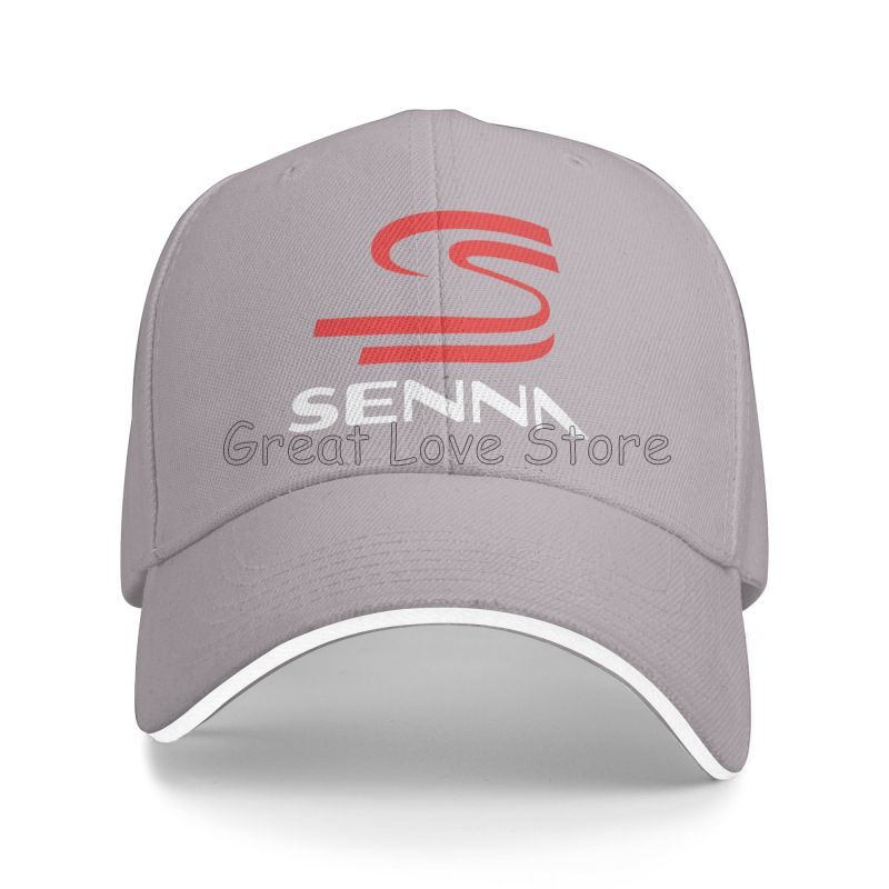 Coole Ayrton Senna Print Sandwich Baseballkappe Motocross Racing Fischerhut Papa Hut Unisex Snapback Hüte für Reisen Wandern Angeln