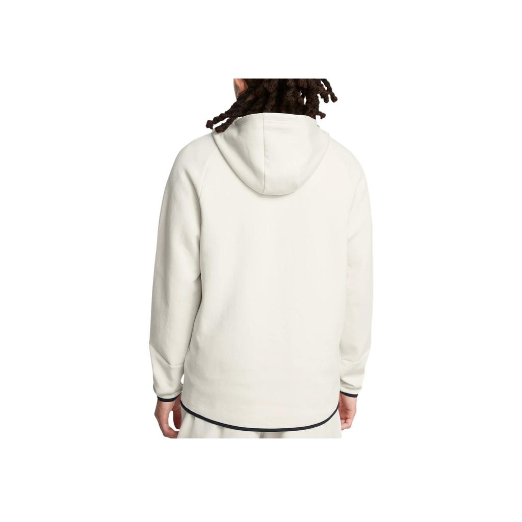 Under Armour Unaufhaltsame UA Fleece Full-Zip Atmungsaktive Locker Geschnittene Laufjacke mit Kapuze Herren Jacken Peak-White 1379806-110